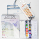 Bailey Rae Studios Landscape Watercolor Painting Bundle