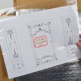 Baroque Wall Applique Ornate Molding Kit