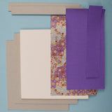 Bookbinding Kit with Paper, Book Board + Bookcloth