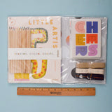 Minted Little Artist Coloring Set with Ribbons, Cards + Gift Box