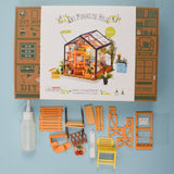 DIY Miniature House Model Building Kit - Cathy's Flower House