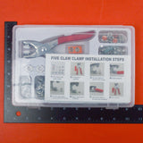 Five Claw Clamp Snap Pliers Kit