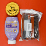 Leather Soap, Conditioner + Brushes