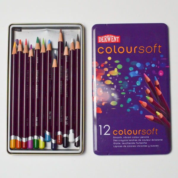 Derwent ColourSoft Pencils - Set of 12 Default Title