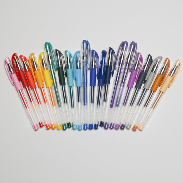 Rainbow Gel Pens Bundle - Set of 20