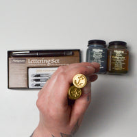 Lettering Set with Ink + Stamps