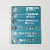 Sanford + Berol Turquoise Graphite Drawing Lead Bundle