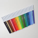 Prang Fine Line Felt Tip Markers - Set of 24