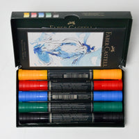 Faber-Castell Dual Tip Watercolor Markers - Set of 5