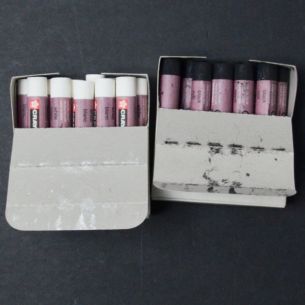 Black + White Cray-Pas Expressionist Oil Pastel Bundle