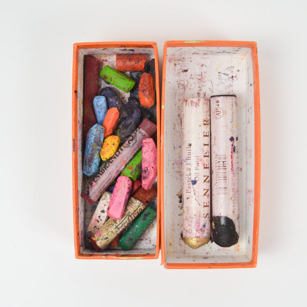 Sennelier Grand Oil Pastels + Assorted Artist Pastels in Box