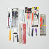Assorted Mechanical Pen Parts, Erasers + Refills Bundle