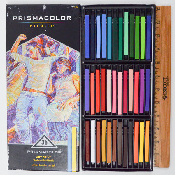 Prismacolor Art Stix Woodless Colored Pencils - Set of 36 – Make