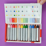 Kitpas Glass + Paper Safe Crayons - Set of 12