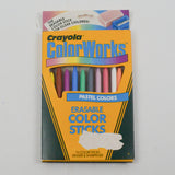 Pastel Colors Crayola Colorworks Erasable Color Sticks - 10 Colors