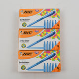 Blue BiC Brite Liner - 3 Boxes of 12