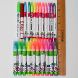 Tulip Fine Tip + Brush Tip Fabric Markers - Set of 23