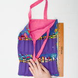 Crayons in Handmade Carrying Bag