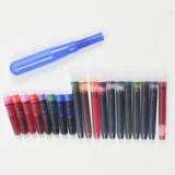 Colorful Fountain Pen Inks + Ink Cleaner - 19 Cartridges