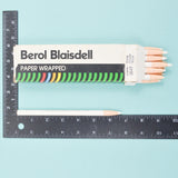 White Berol Blaisdell Paper Wrapped China Markers