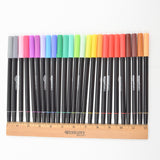 Amazon Basics Dual Tip Markers - Set of 24