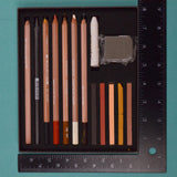 Caran D'Ache Flesh & Earth Drawing Set