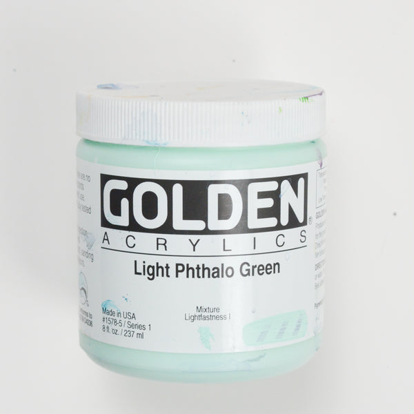 Light Phthalo Green Golden Acrylic - 1 Jar