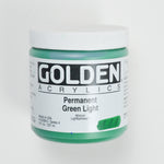 Permanent Light Green Golden Acrylic - 1 Jar