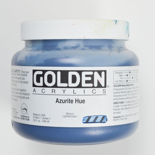 Azurite Hue Golden Acrylic - 1 Jar