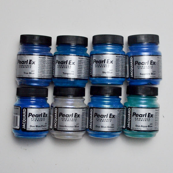 Pearl-Ex Powdered Pigments - 8 Jars