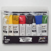 Sax True Flow Premium Acrylic Paint - 8 Tubes