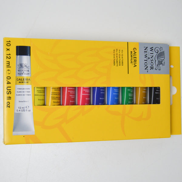 Winsor + Newton Galeria Acrylic Paint - 10 Tubes