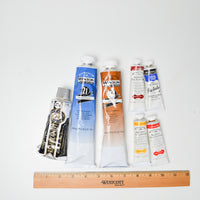 Winsor + Newton, Grumbacher + Rembrandt Oil Paint Bundle - 7 Tubes