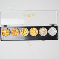 Finetec M600 Gold + Shimmery Watercolor Paint Set