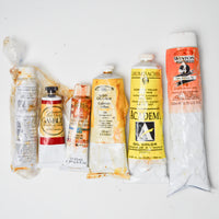 Cadmium Red, Orange + Yellow + Assorted Oil Paint Bundle - 6 Tubes