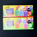 Crayola Washable Project Paint - 20 Bottles