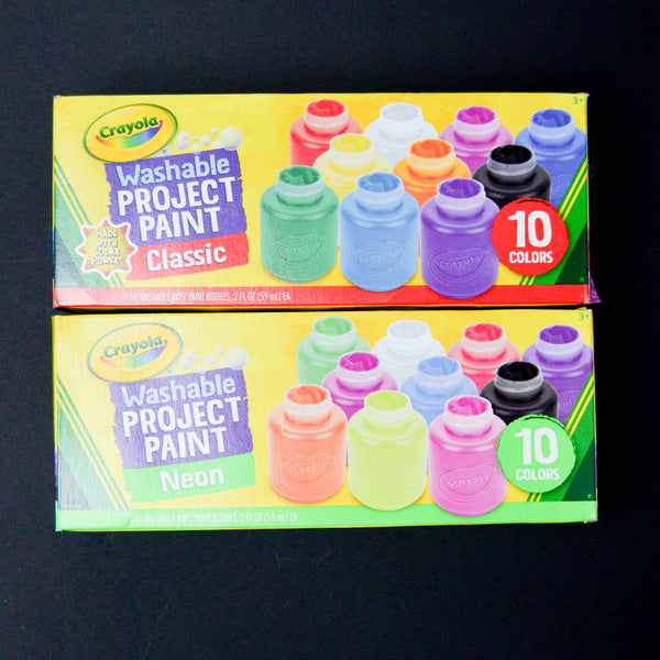 Crayola Washable Project Paint - 20 Bottles