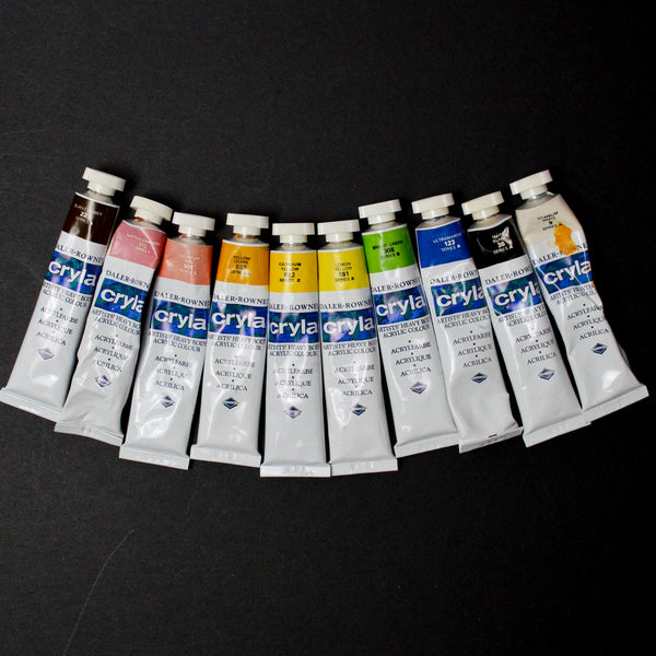 Daler Rowney Cryla Acrylic Paint - 10 Tubes