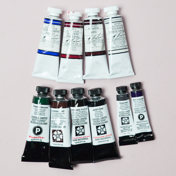 M. Graham + Daniel Smith Watercolor Paint - 10 Tubes