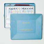 Grumbacher Academy Watercolor Paint - Artist's Sketchbox Set No. 20/12