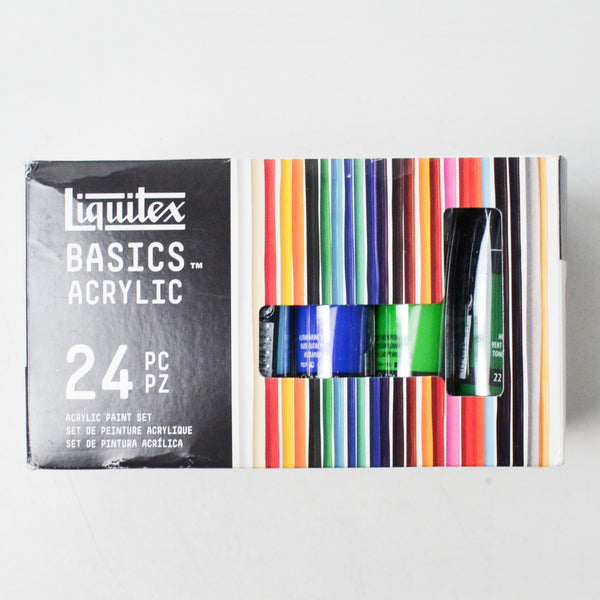 Liquitex Basics Acrylic Paint Set - 24 Tubes