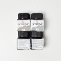 Royal Talens Ecoline Gray Liquid Watercolor - 4 Jars