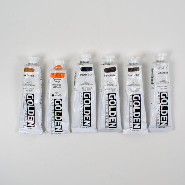 Golden Artist Colors - 6 Tubes