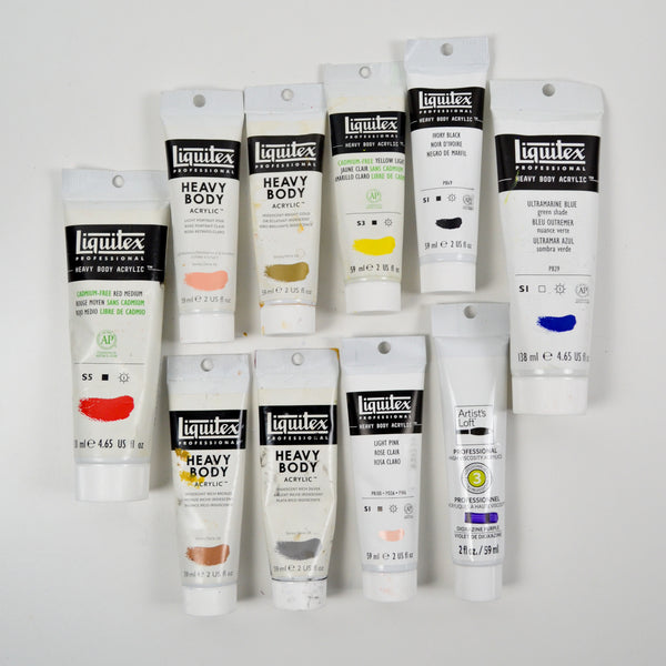 Liquitex Heavy Body Acrylic Paint - 10 Tubes