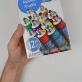 Artist's Loft Watercolor Set - 12 Tubes