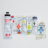 Grumbacher Hyplar Artist's Acrylic Polymer Paints - 6 Tubes + Utrecht Acrylic Gel