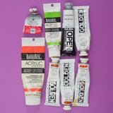 Assorted Liquitex + Golden Acrylics Acrylic Paints - 8 Tubes