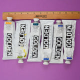 Blue + Yellow Golden Acrylics Acrylic Paints - 6 Tubes