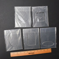 Acrylic Card Frame Templates - Set of 5