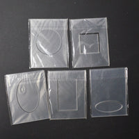 Acrylic Card Frame Templates - Set of 5